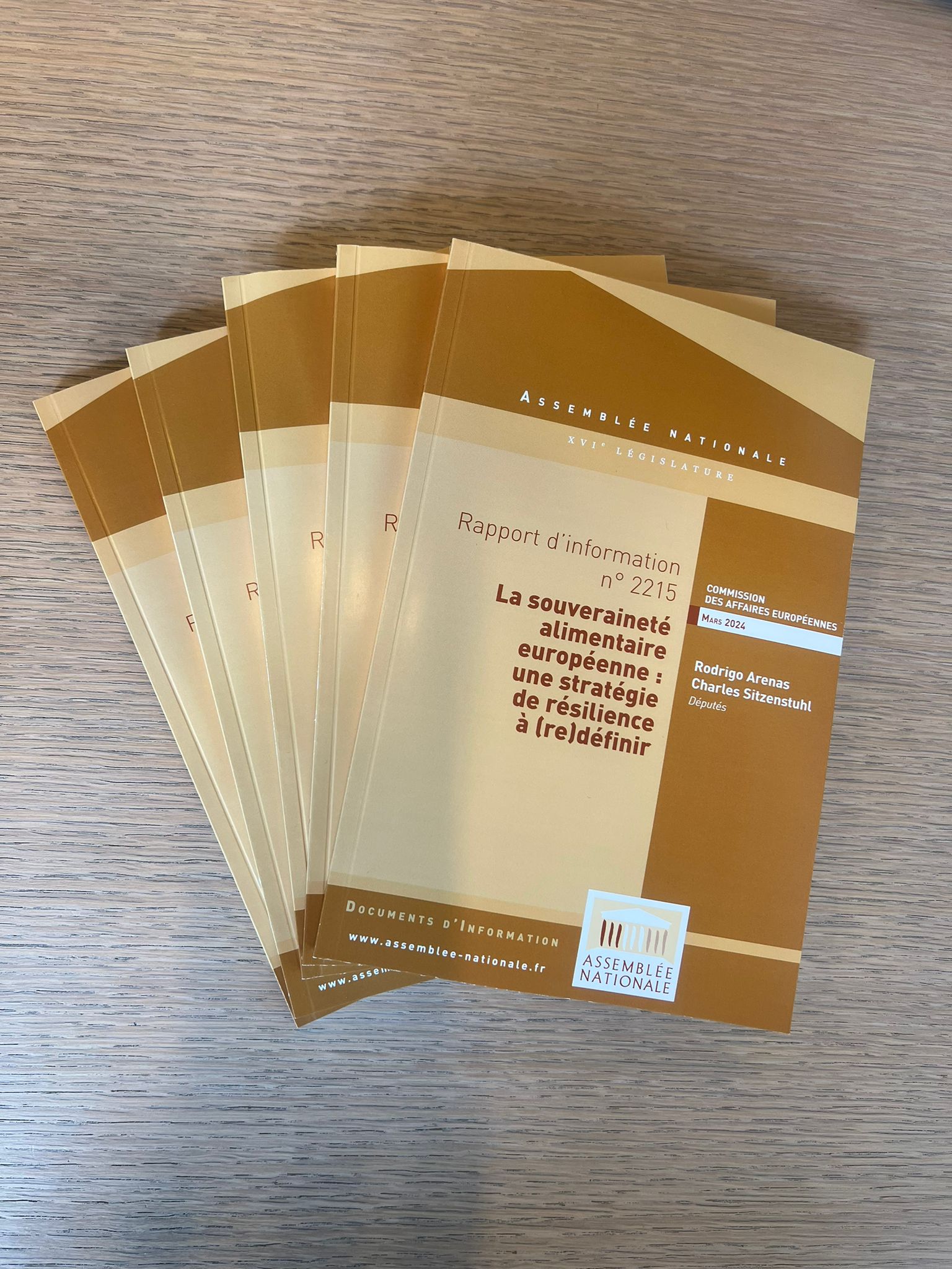 Présentation de mon rapport sur la souveraineté alimentaire européenne